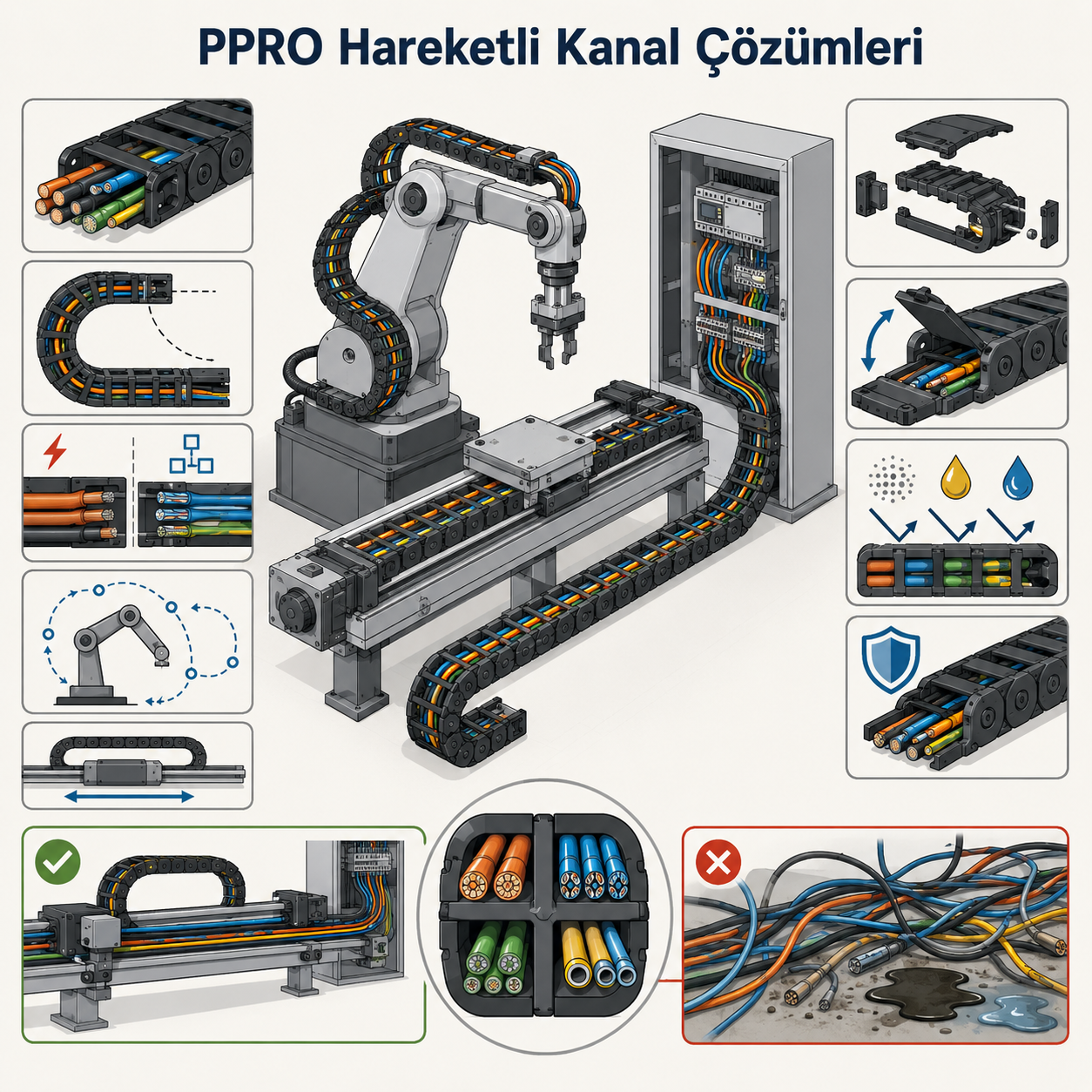 PPRO ile Otomasyon Hatları İçin Hareketli Kanal Çözümleri