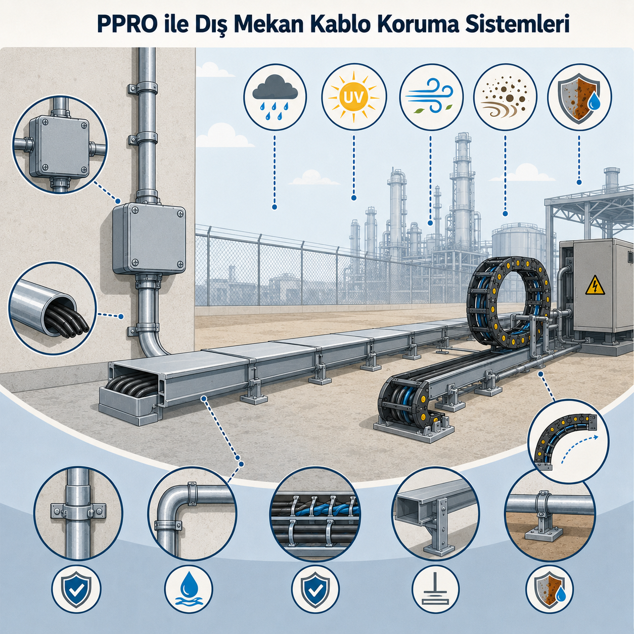 PPRO ile Dış Mekan Kablo Koruma Sistemleri