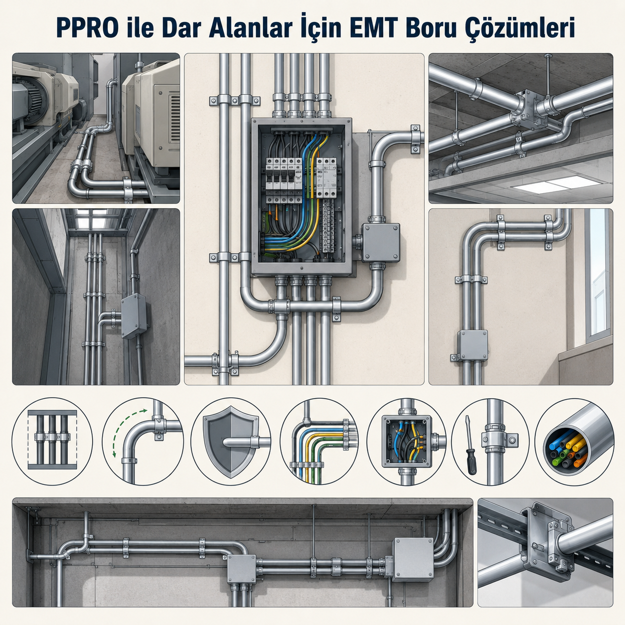 PPRO ile Dar Alanlar İçin EMT Boru Çözümleri