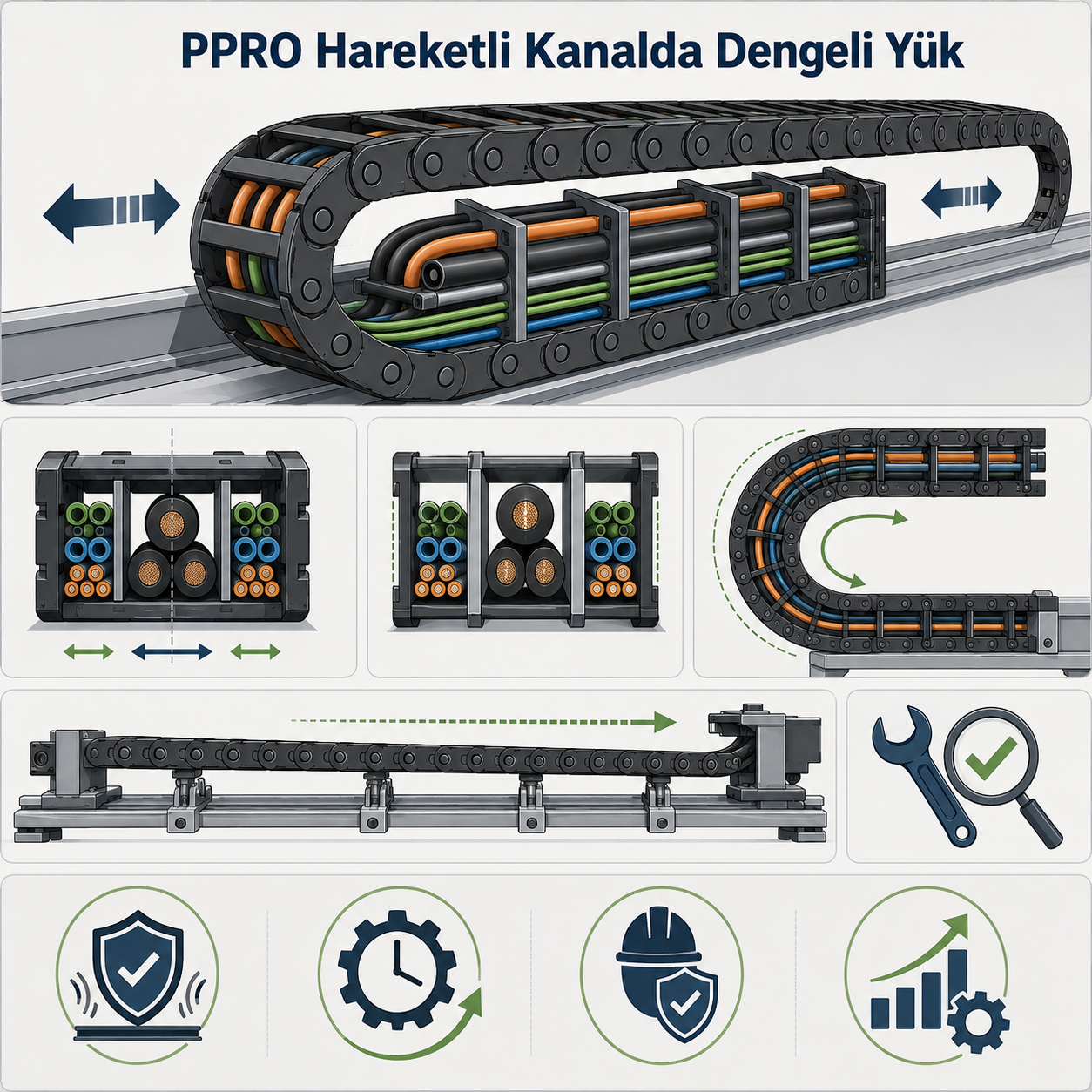 PPRO ile Dengeli Yük Taşıyan Hareketli Kanal Sistemleri
