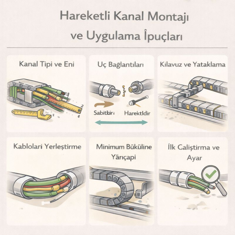Hareketli Kanal Montajı ve Uygulama İpuçları