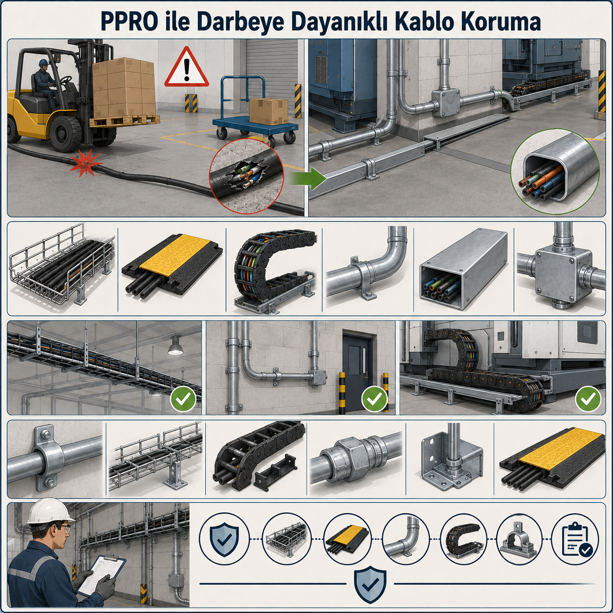 PPRO Ürünleri ile Darbeye Dayanıklı Kablo Koruma Çözümleri