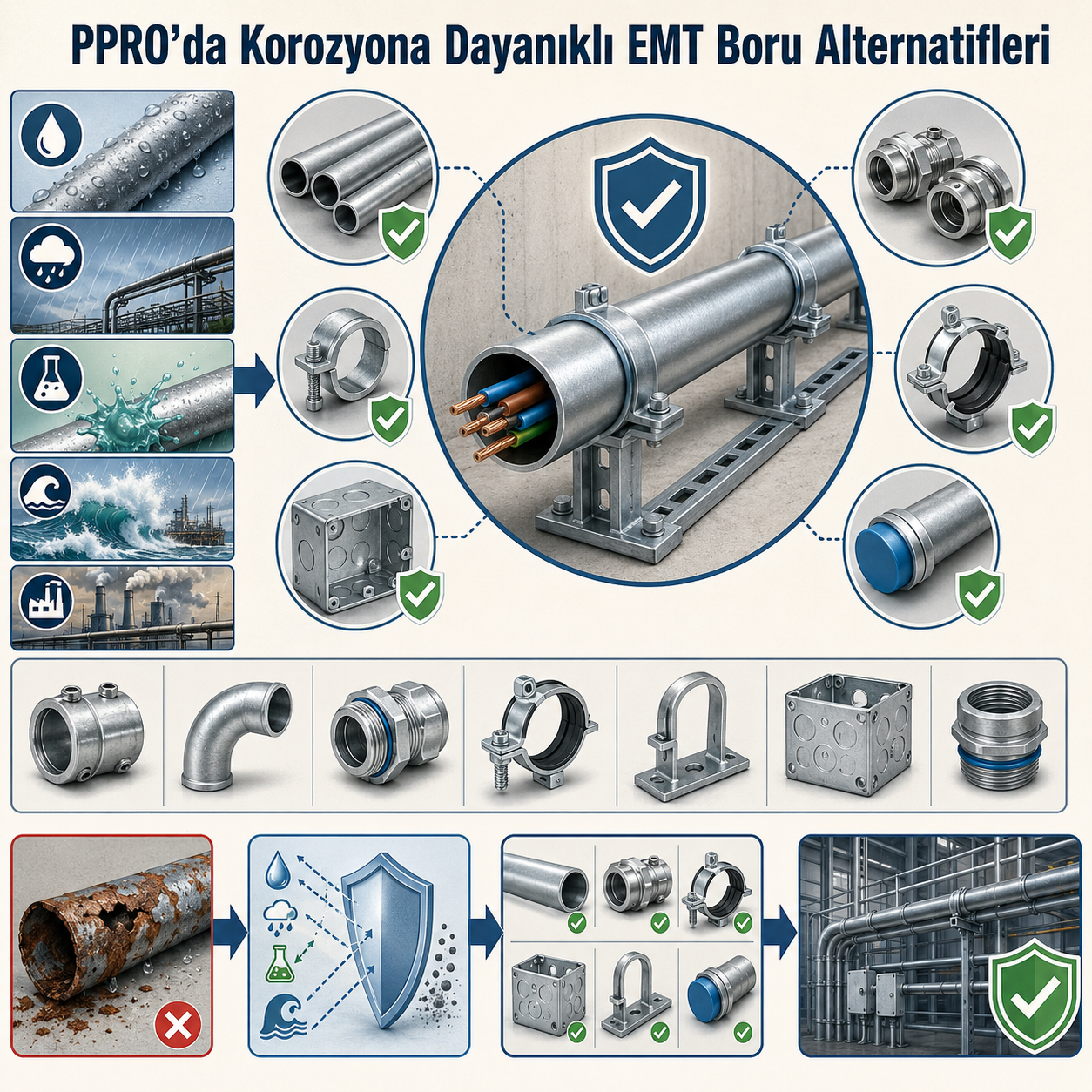 PPRO’da Korozyona Dayanıklı EMT Boru Alternatifleri