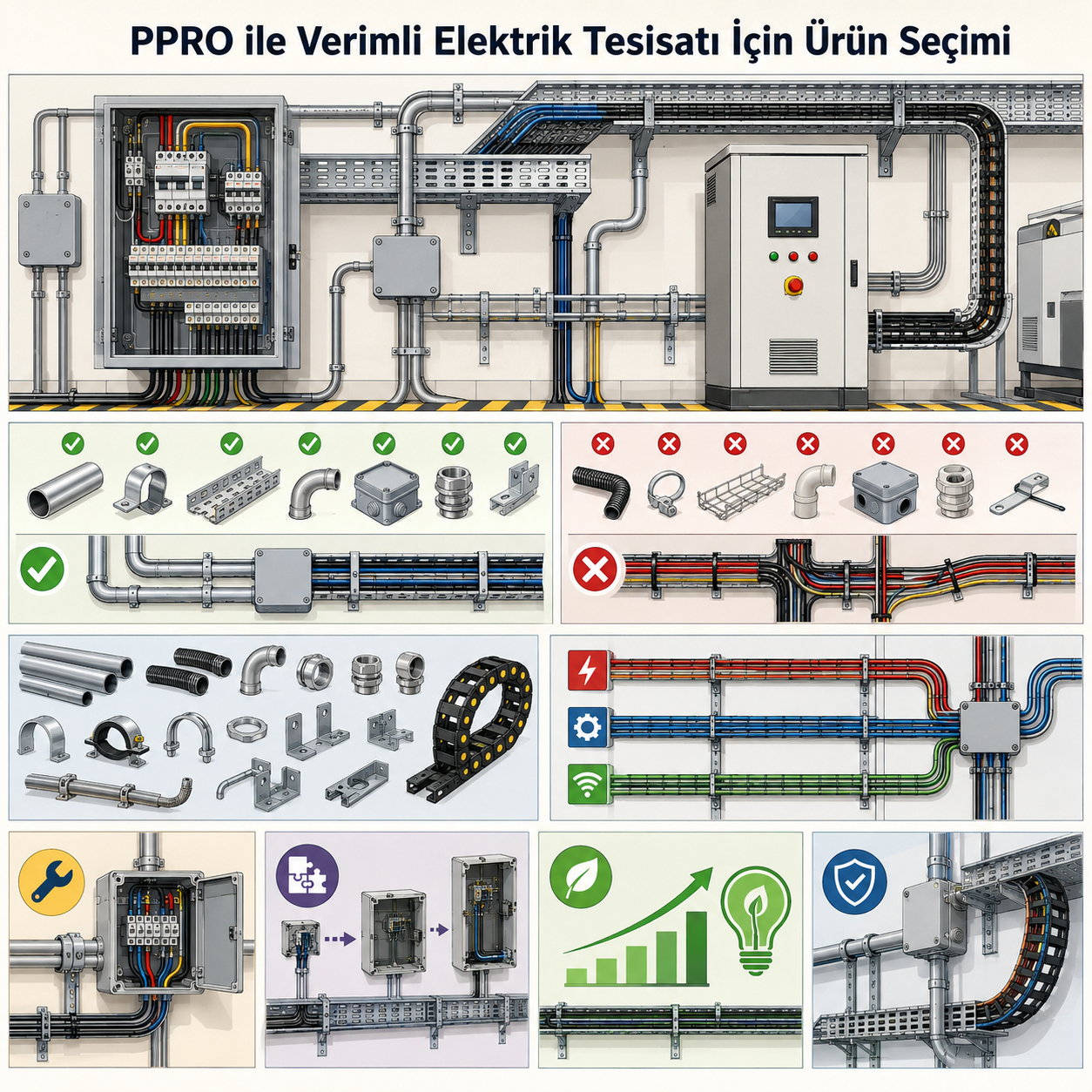 PPRO ile Verimli Elektrik Tesisatı İçin Ürün Seçimi