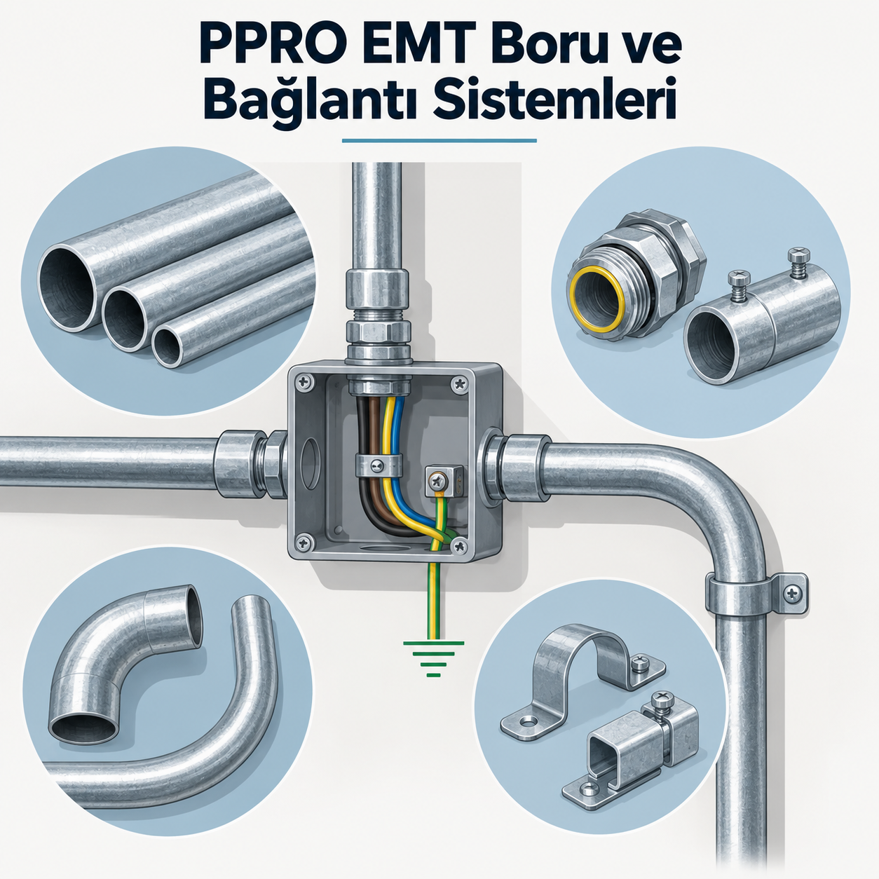 PPRO’da Topraklama Uyumlu EMT Boru ve Bağlantı Ürünleri