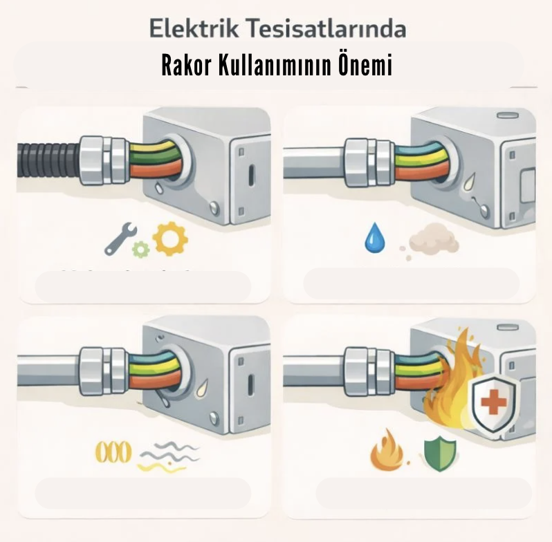 Elektrik Tesisatlarında Rakor Kullanımının Önemi