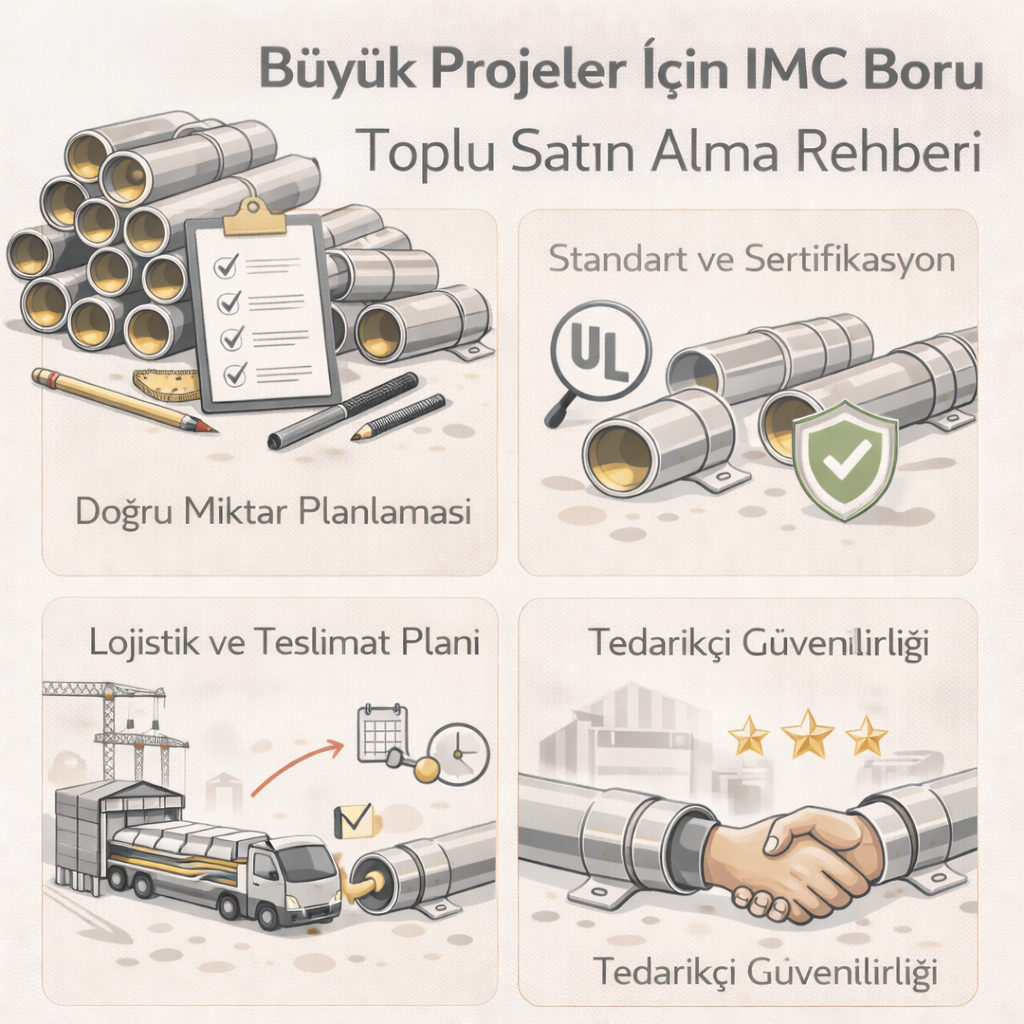 Büyük Projeler İçin IMC Boru Toplu Satın Alma Rehberi