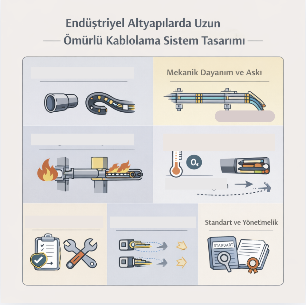 Endüstriyel Altyapılarda Uzun Ömürlü Kablolama Sistem Tasarımı