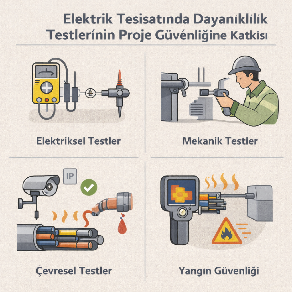 Elektrik Tesisatında Dayanıklılık Testlerinin Proje Güvenliğine Katkısı