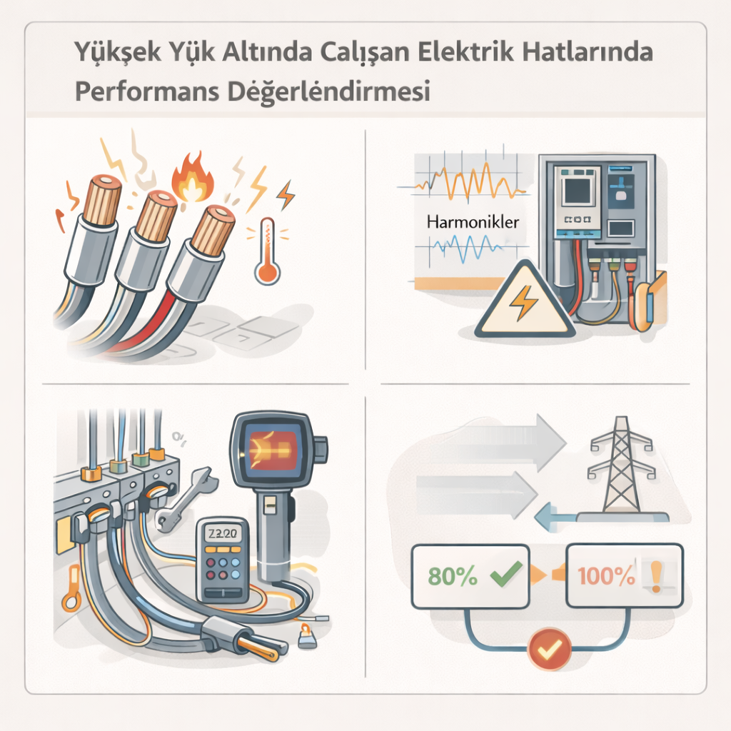 Yüksek Yük Altında Çalışan Elektrik Hatlarında Performans Değerlendirmesi