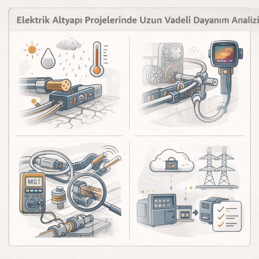 Elektrik Altyapı Projelerinde Uzun Vadeli Dayanım Analizi