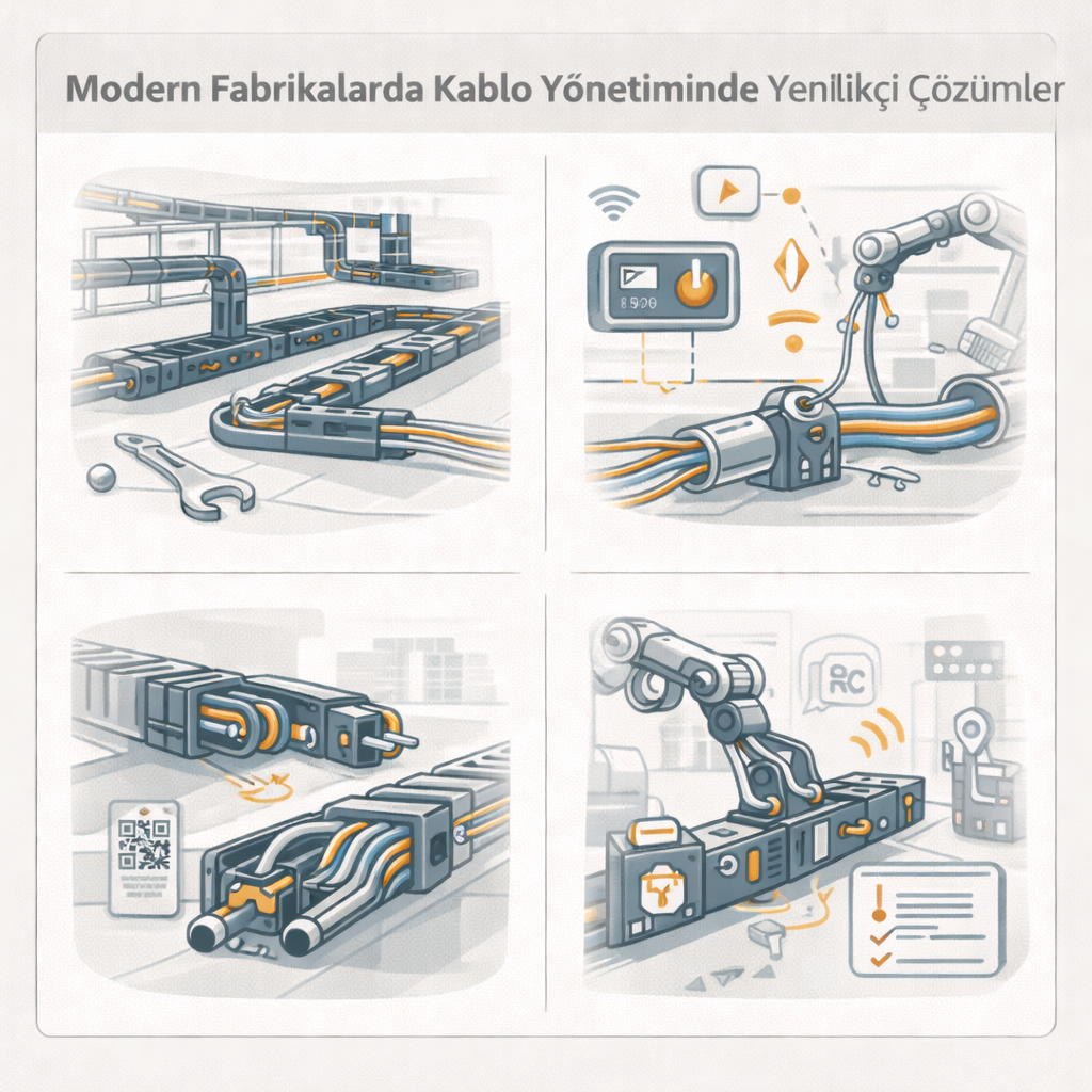 Modern Fabrikalarda Kablo Yönetiminde Yenilikçi Çözümler