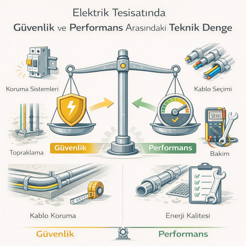 Elektrik Tesisatında Güvenlik ve Performans Arasındaki Teknik Denge