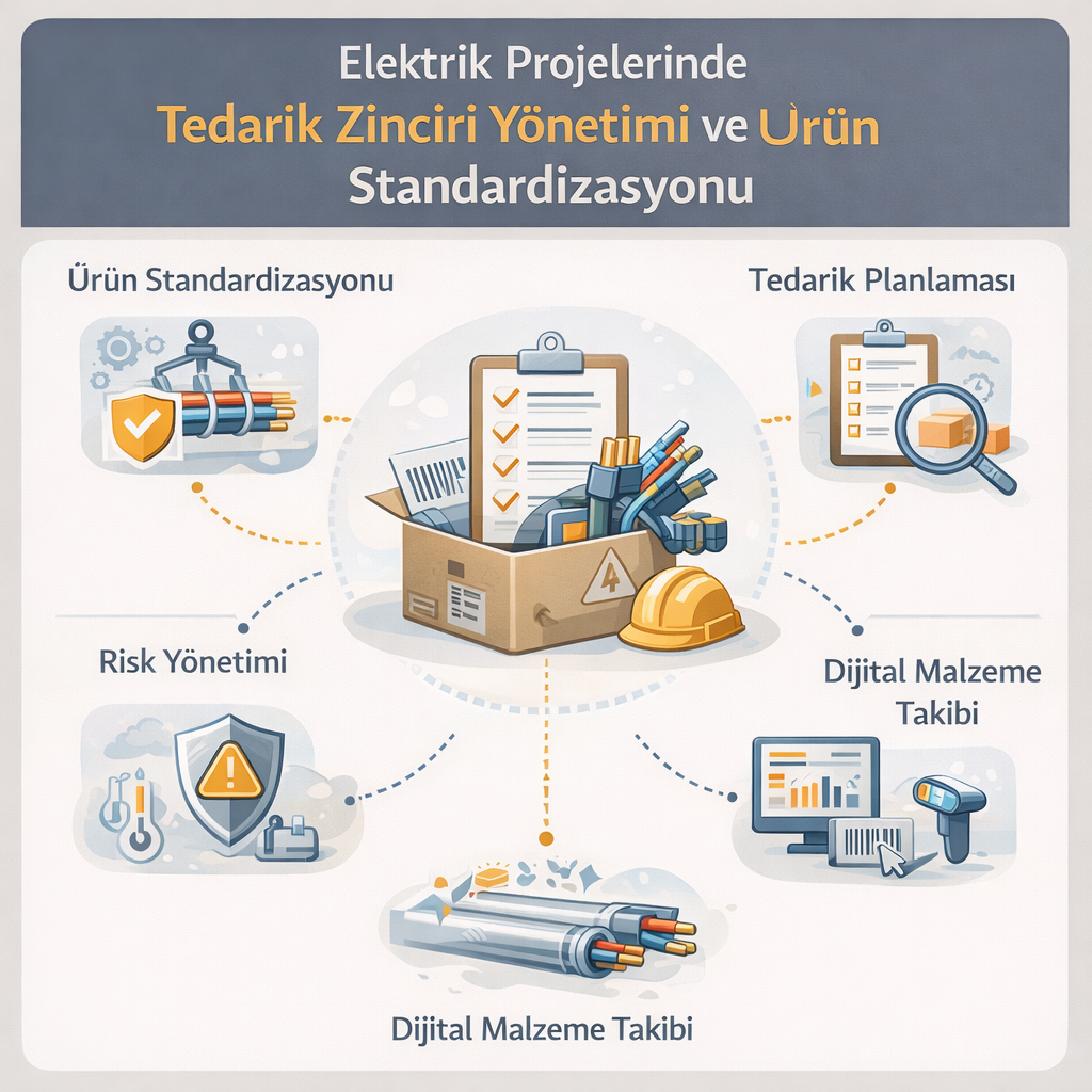 Elektrik Projelerinde Tedarik Zinciri Yönetimi ve Ürün Standardizasyonu