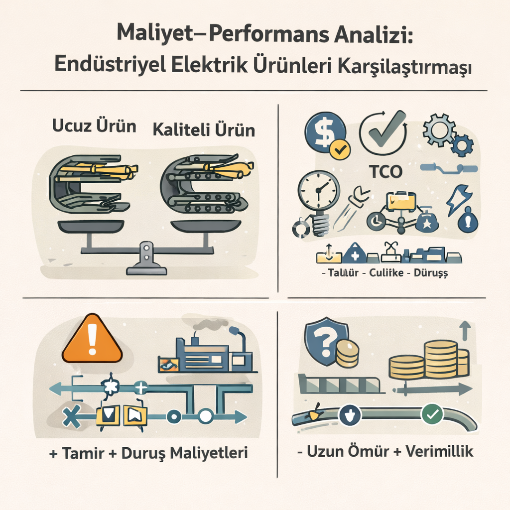 Maliyet–Performans Analizi: Endüstriyel Elektrik Ürünleri Karşılaştırması