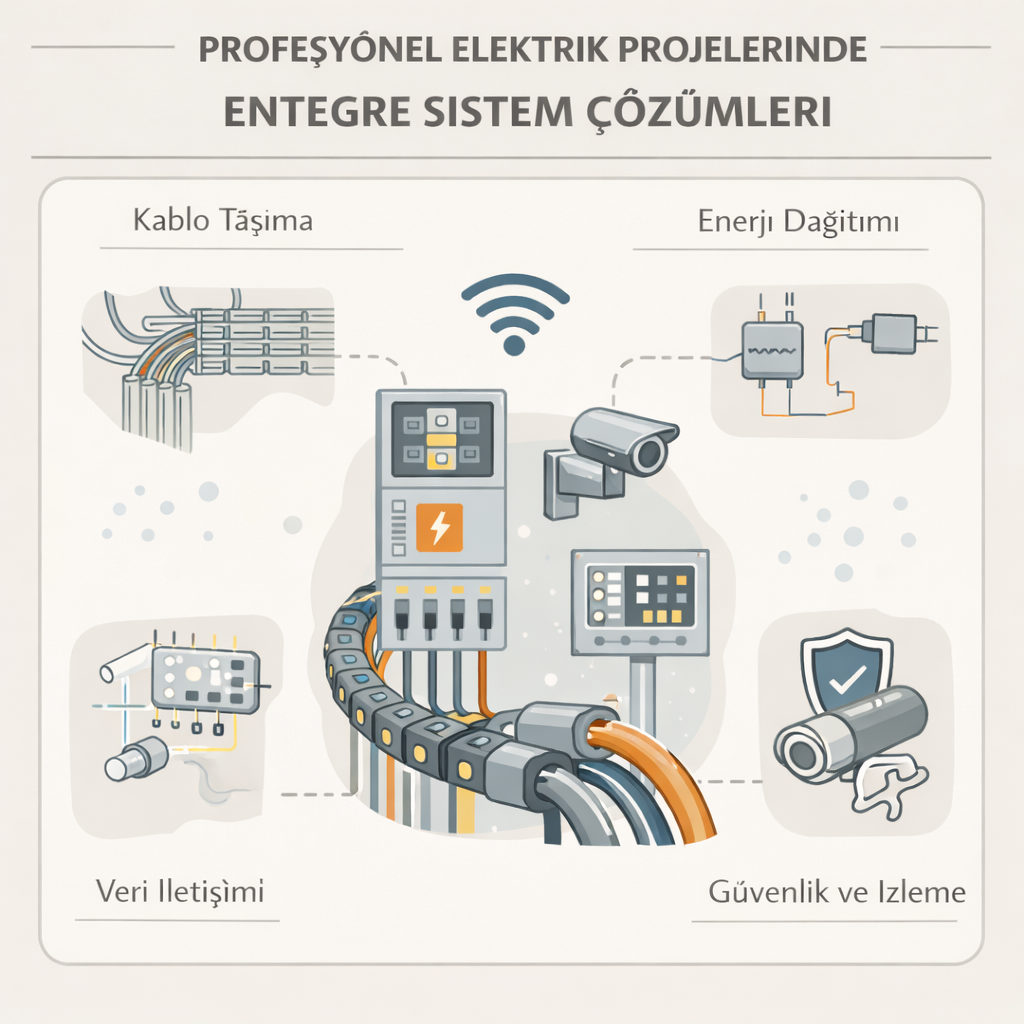 Profesyonel Elektrik Projelerinde Entegre Sistem Çözümleri