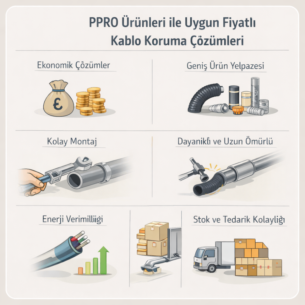 PPRO Ürünleri ile Uygun Fiyatlı Kablo Koruma Çözümleri