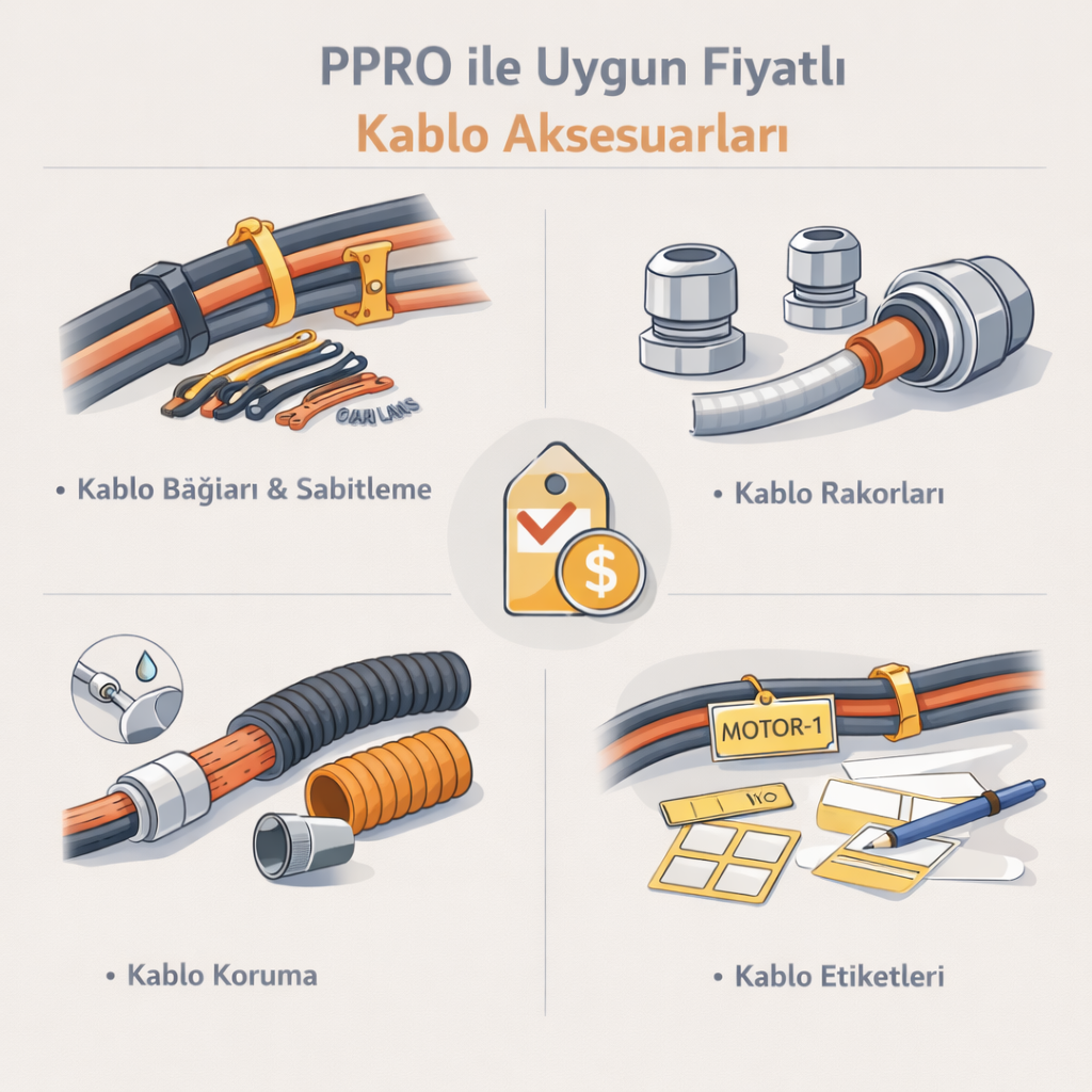 PPRO ile Uygun Fiyatlı Kablo Aksesuarları