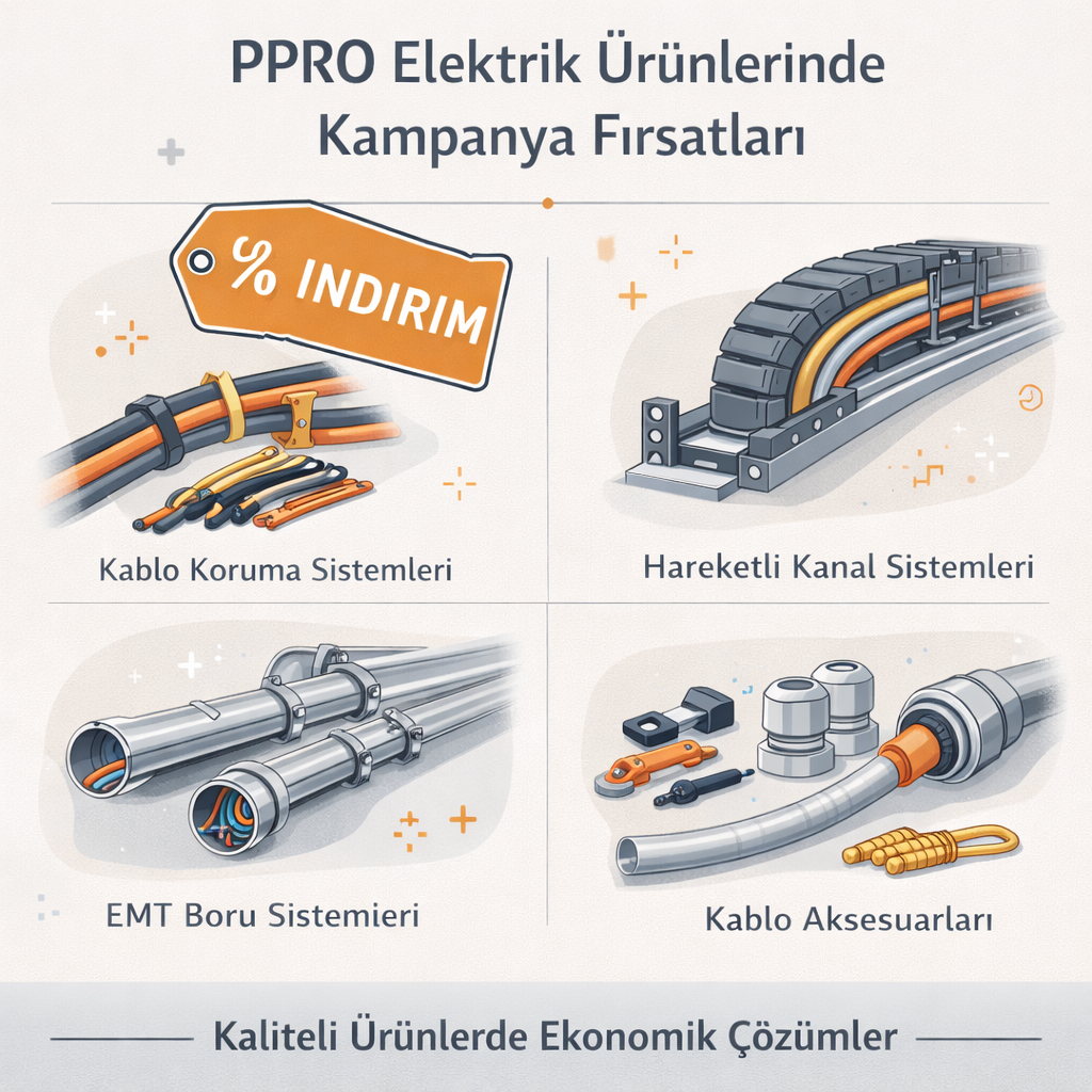 PPRO Elektrik Ürünlerinde Kampanya Fırsatları