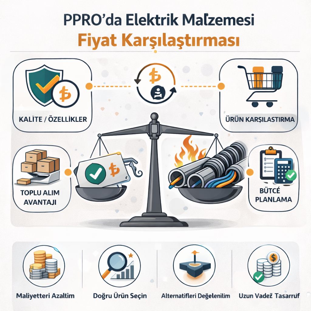 PPRO’da Elektrik Malzemesi Fiyat Karşılaştırması