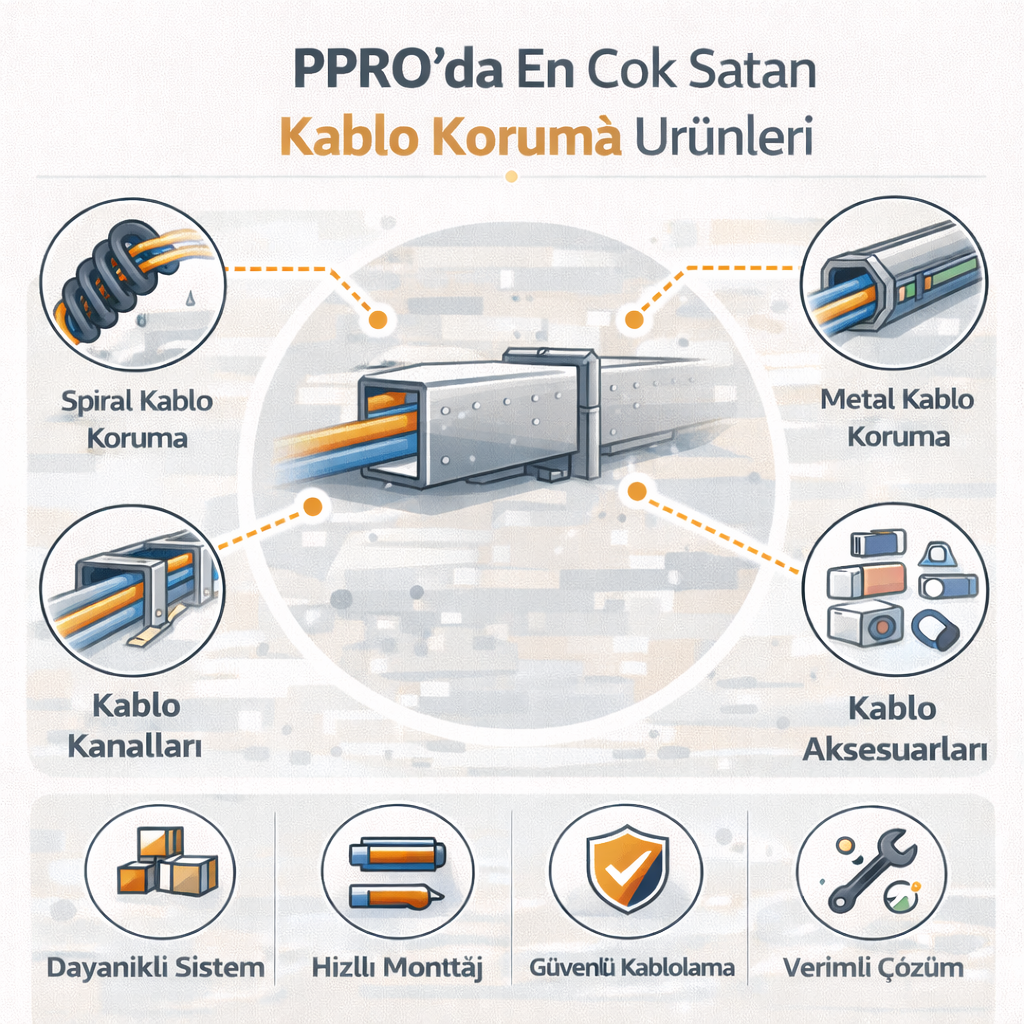 PPRO’da En Çok Satan Kablo Koruma Ürünleri