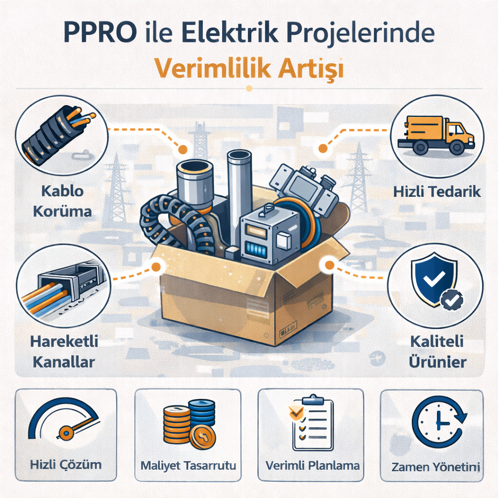 PPRO ile Elektrik Projelerinde Verimlilik Artışı