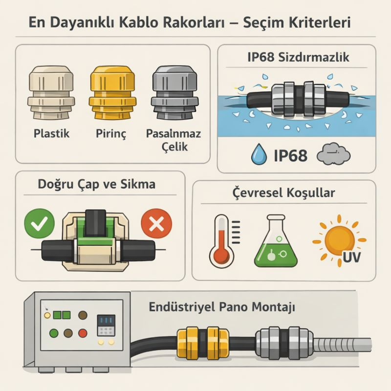 En Dayanıklı Kablo Rakorları – Doğru Seçim Kriterleri