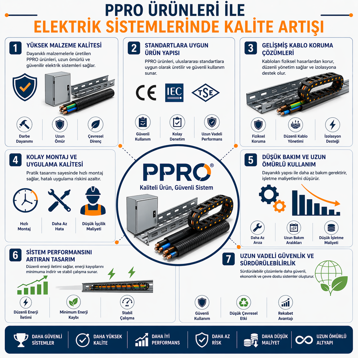 PPRO Ürünleri ile Elektrik Sistemlerinde Kalite Artışı