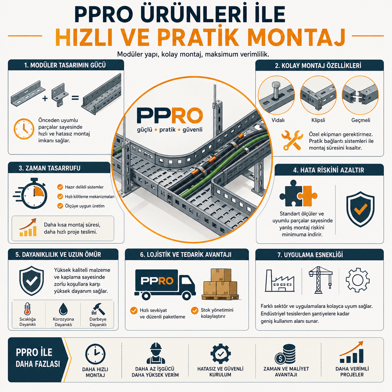 PPRO Ürünleri ile Hızlı ve Pratik Montaj