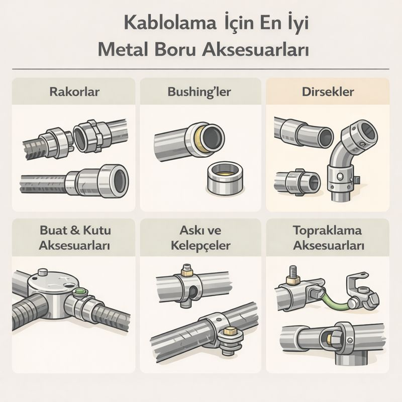 Kablolama İçin En İyi Metal Boru Aksesuarları