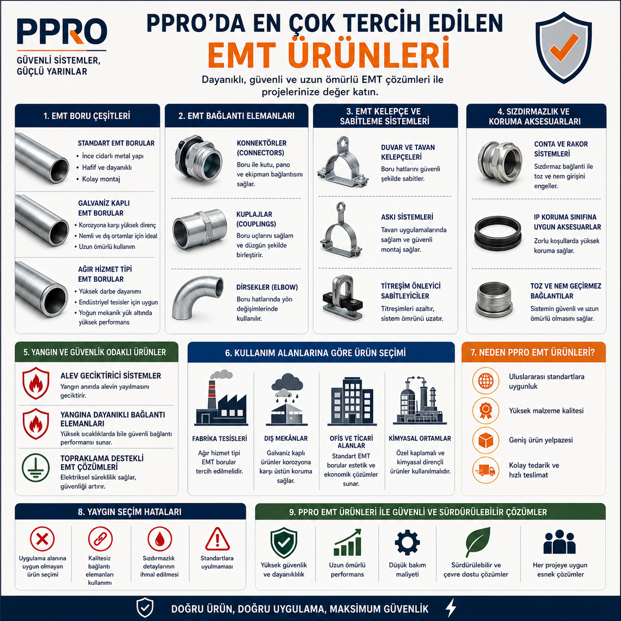 PPRO’da En Çok Tercih Edilen EMT Ürünleri