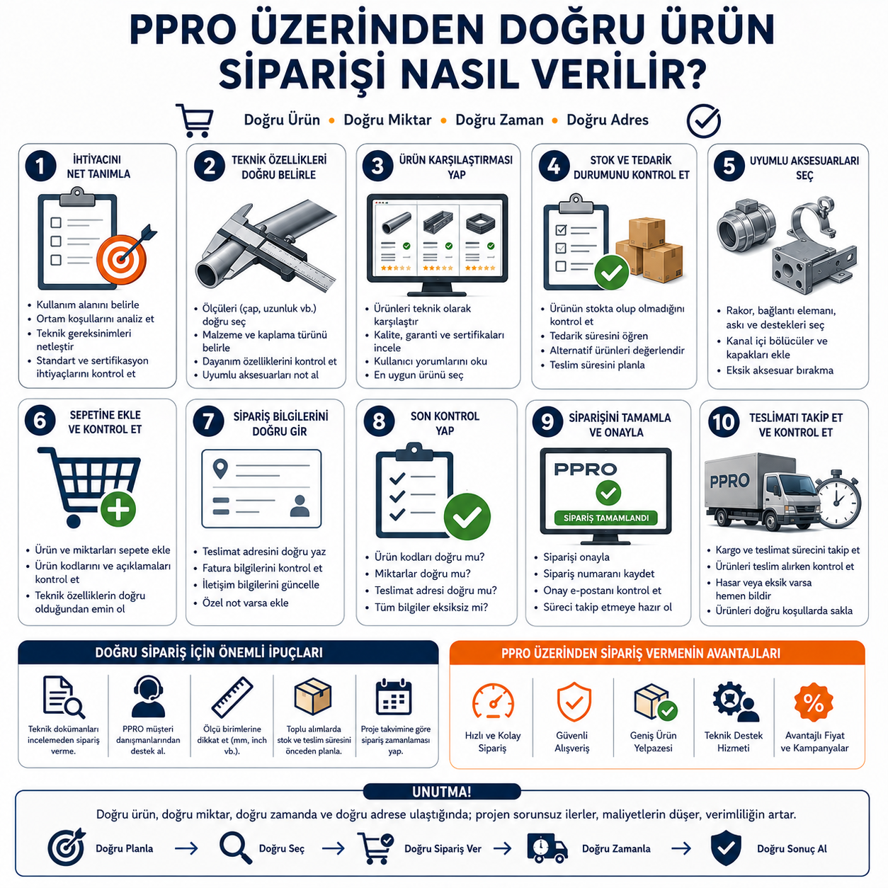PPRO Üzerinden Doğru Ürün Siparişi Nasıl Verilir?